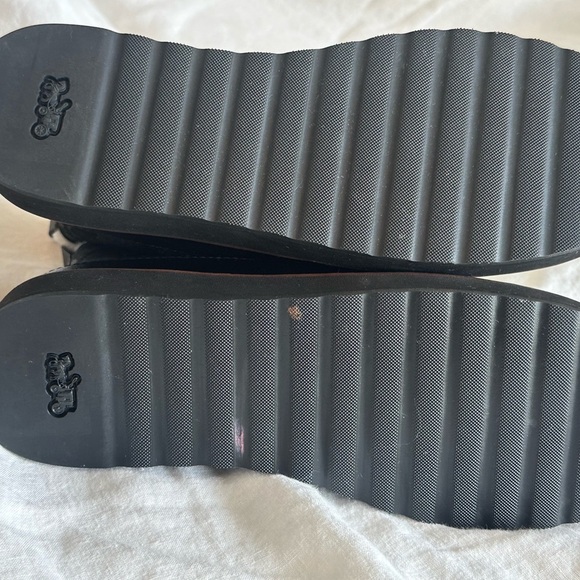 COACH Lug sole black  lace-up boots - Picture 6 of 14